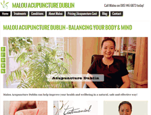 Tablet Screenshot of malouacupuncture.com